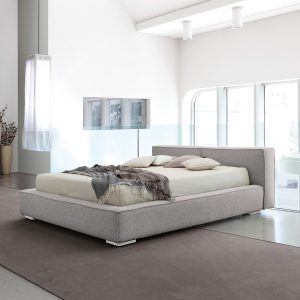 LETTO MATRIMONIALE CON CONTENITORE “CHARLIE SOFT”