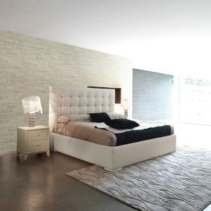 LETTO MATRIMONIALE CON CONTENITORE “HALL”