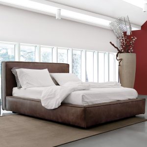 LETTO MATRIMONIALE CON CONTENITORE “REX”