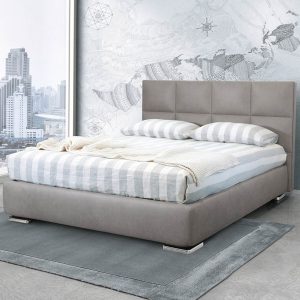 LETTO MATRIMONIALE CON CONTENITORE “SCACCHI”