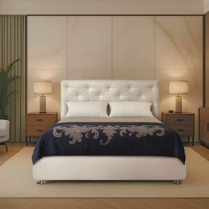 LETTO MATRIMONIALE CON CONTENITORE “EBA”